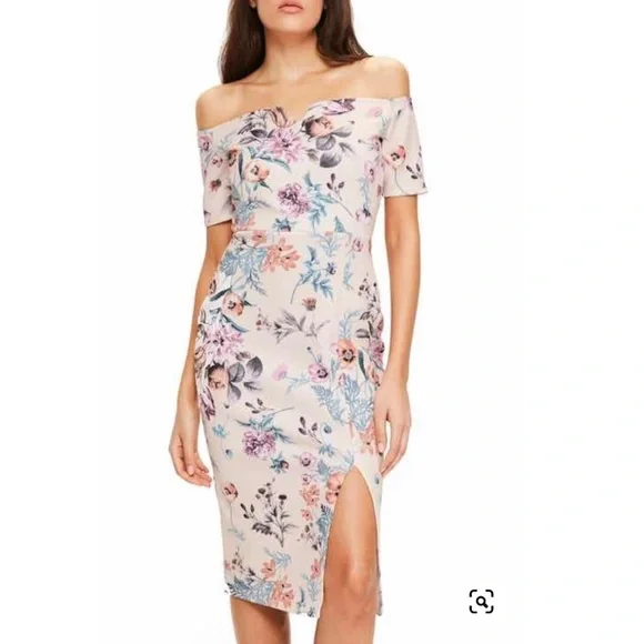 Missguided | Dresses | Missguided Offtheshoulder Floral Bodycon Midi Dress | Poshmark Missguided | Dresses | Missguided Offtheshoulder Floral Bodycon Midi Dress | Poshmark